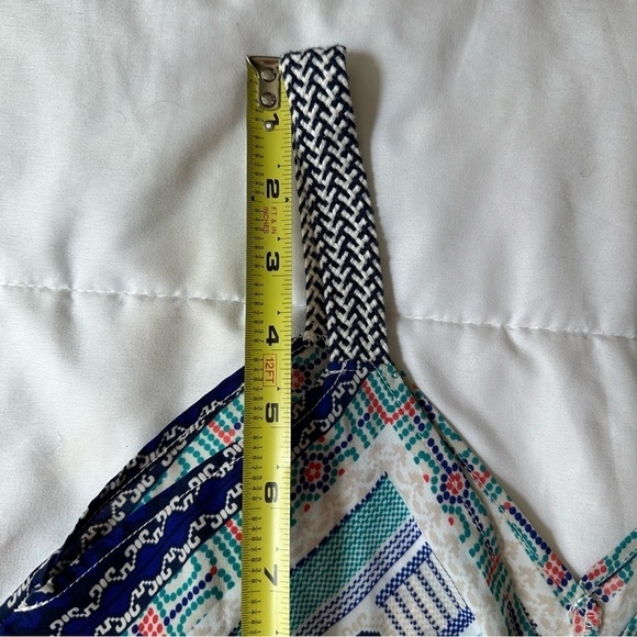 3x25* Maurices Handkerchief Top Sundress Tunic LooseFit Spaguetti Strap Blue XS - Picture 9 of 12